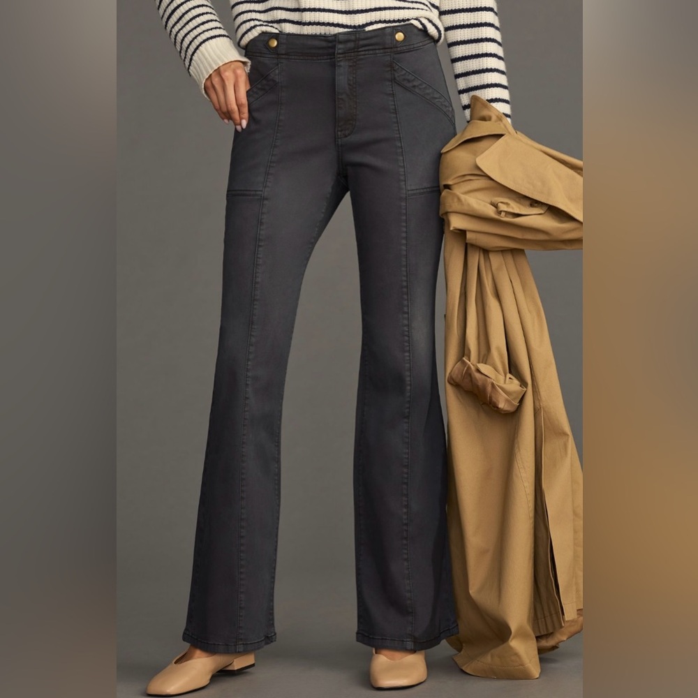 Anthropologie Pilcro Low-Rise Utility Demilune Pants